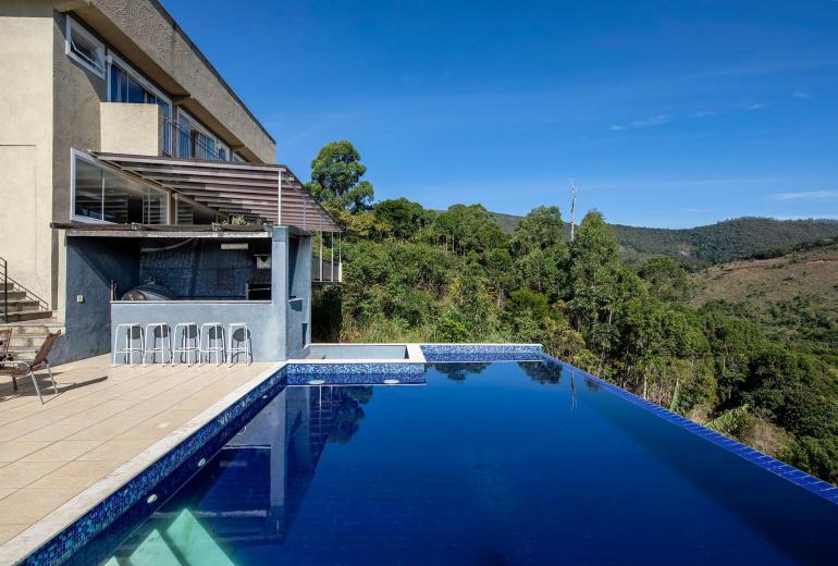 Ita001 - Hermosa casa con impresionantes vistas en Itaipava