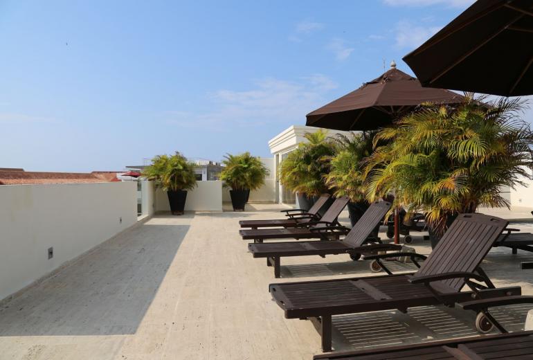 Car065 - Apartamento com piscina no terraço em Cartagena