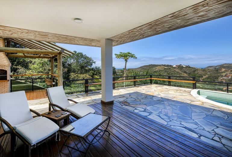 Buz056 - Villa de luxe de 4 chambres avec piscine à Búzios