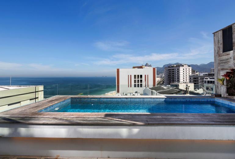 Rio028 - Penthouse de 6 chambres et vue sur la mer à Ipanema