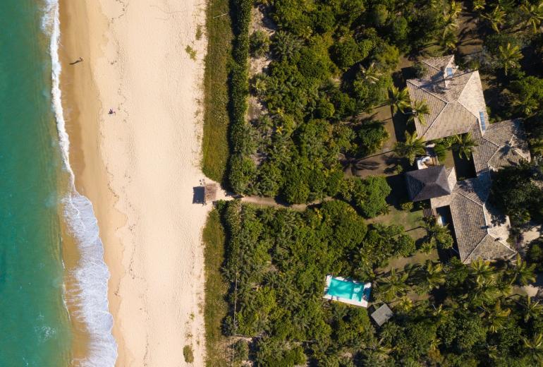 Bah100 - Casa pé na praia na Praia de Itapororoca