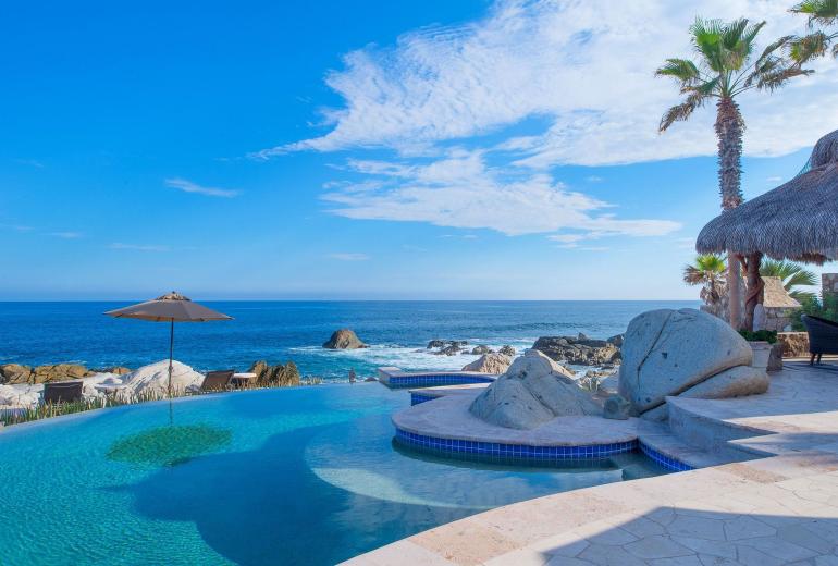 Cab019 - Única villa de 4 cuartos frente mar en Los Cabos