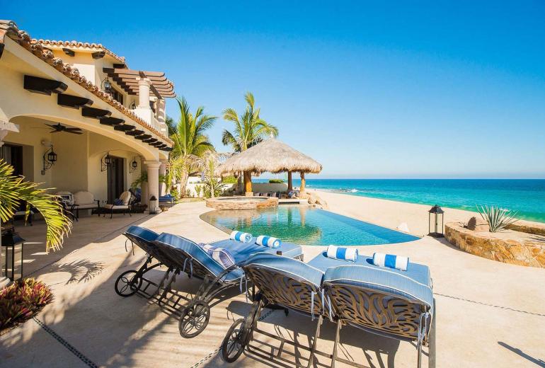 Cab024 - Lujosa villa frente al mar con piscina en Los Cabos
