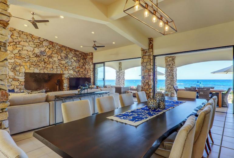 Cab026 - Villa de 5 cuartos con playa privada en Los Cabos