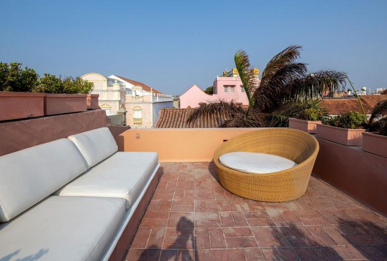 Car035 - Villa de 3 cuartos con vista al mar en Cartagena