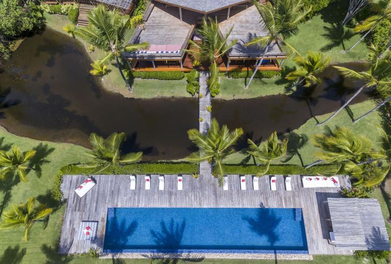 Bah002 - Hermosa casa de playa con piscina en Trancoso