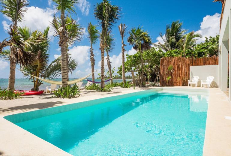 Tul023 - Fantastique villa au bord de l'mer à Tulum
