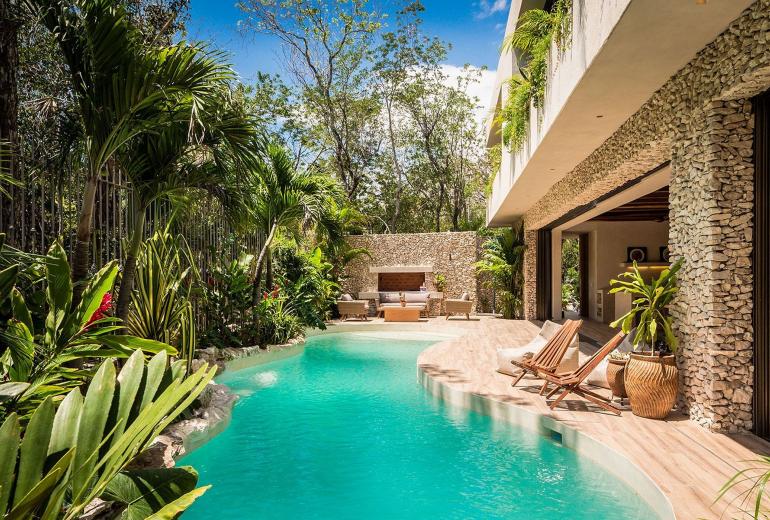 Tul030 - Superbe villa avec piscine à Tulum