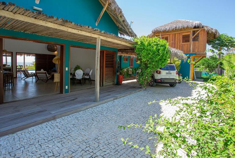 Cea034 - Linda casa beira-mar com 4 suítes em Pontal de Maceió