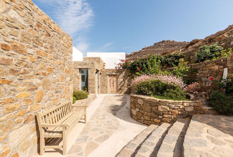 Cyc075 - Elegante villa con vistas al mar Egeo, Mykonos