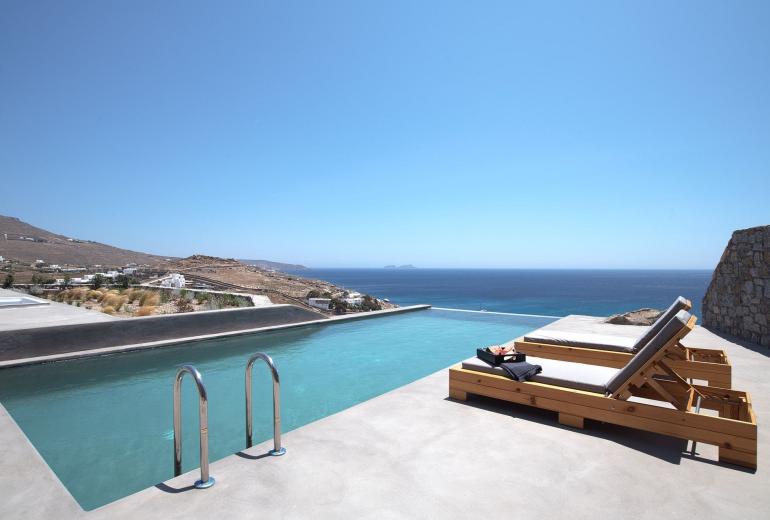 Cyc045 - Villa sobre a baía de Kalafatis, Mykonos