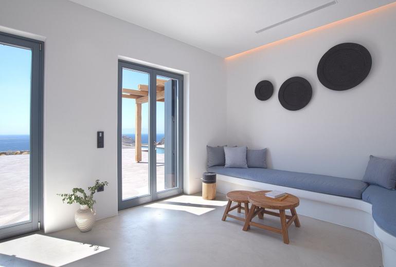 Cyc045 - Villa sobre a baía de Kalafatis, Mykonos