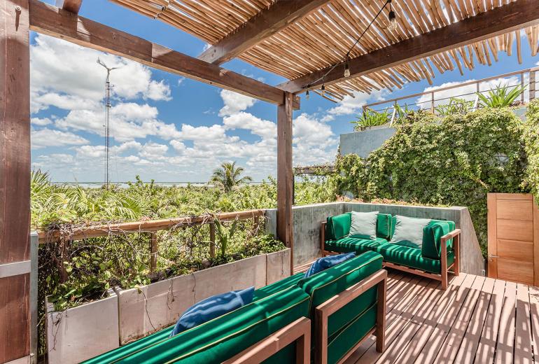 Tul010 - Fabulous Sea Front Villa in Tulum