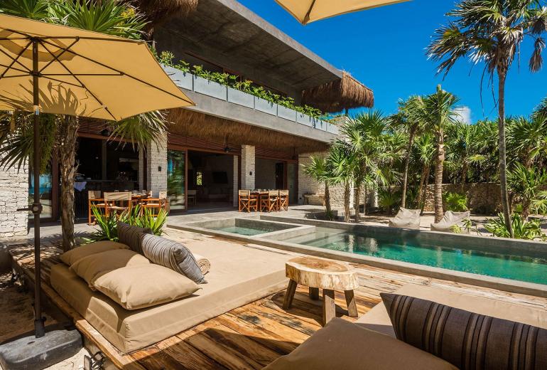Tul035 - Luxurious house with pool and sea view in Tulum