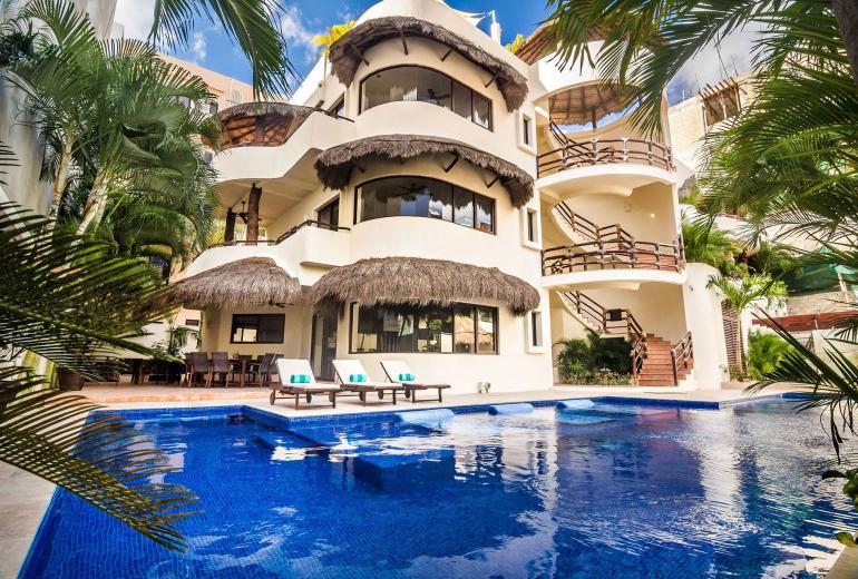 Pcr009 - Luxueuse villa triplex à Playa de Carmen