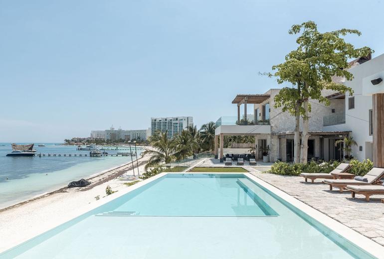 Can003 - Villa de luxo à beira-mar em Cancún