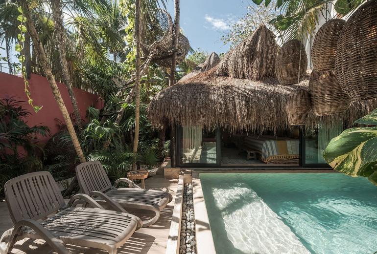 Tul037 - Superbe bungalow de 3 chambres avec piscine à Tulum