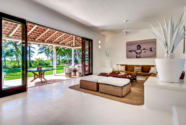 Pta005 - Hermosa casa tropical junto al mar en la playa de Xpu-Ha