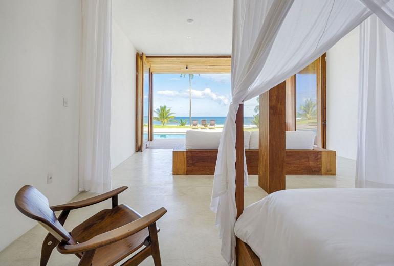Bah311 - Charmante villa front de mer avec 6 suites à Barra Grande