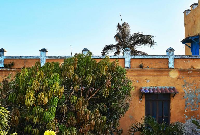 Car089 - Villa coloniale avec vue sur mer à Cartagena