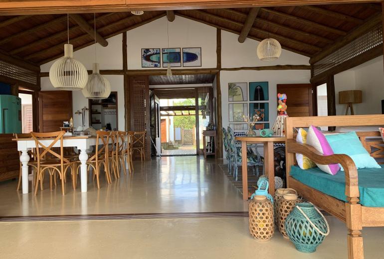 Bah304 - Linda casa beira-mar em Barra Grande