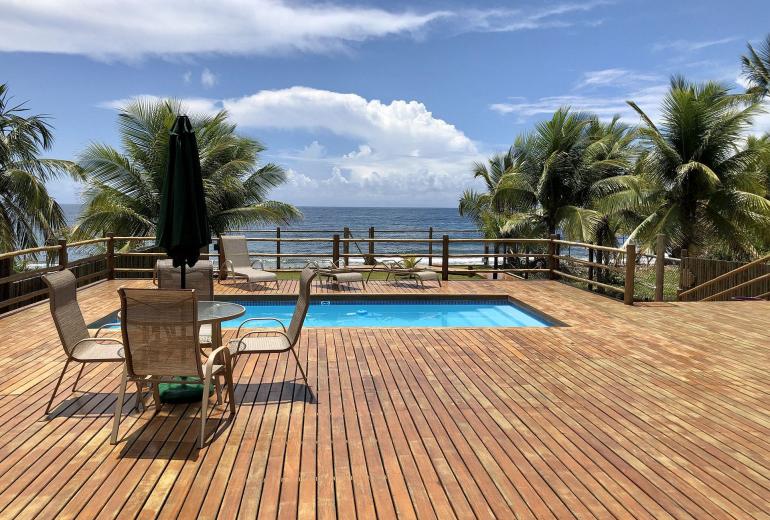 Bah304 - Linda casa beira-mar em Barra Grande