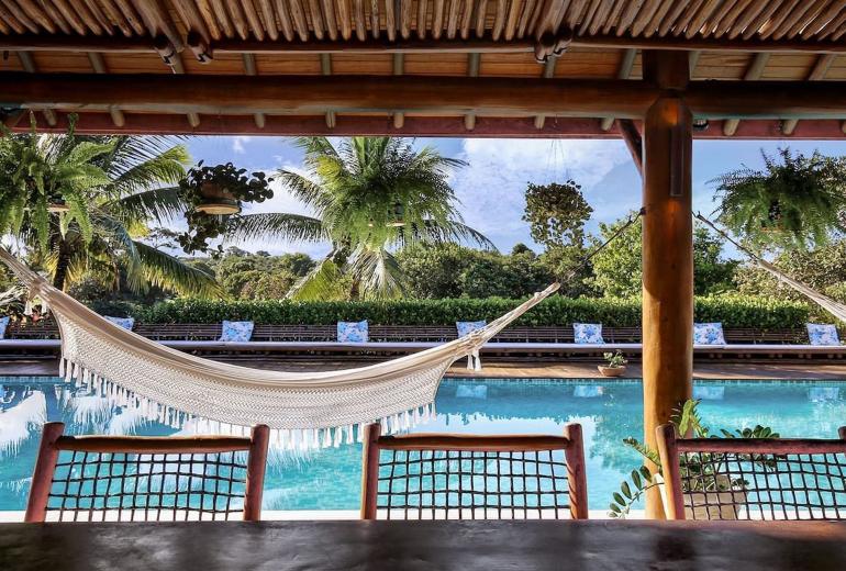 Bah038 - Charmosa casa com piscina e 6 suítes em Trancoso
