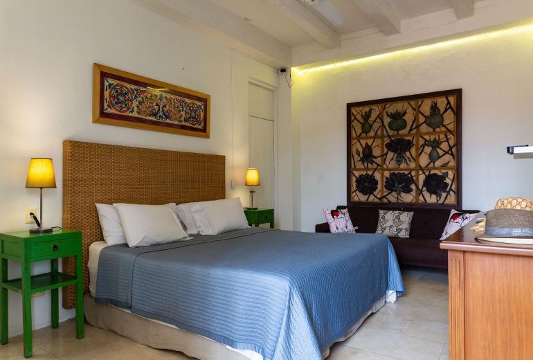 Car083 - Charmosa villa com piscina e 3 suites em Cartagena