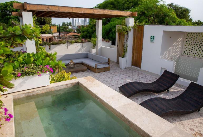 Car037 - Charmante villa coloniale avec piscine à Carthagène