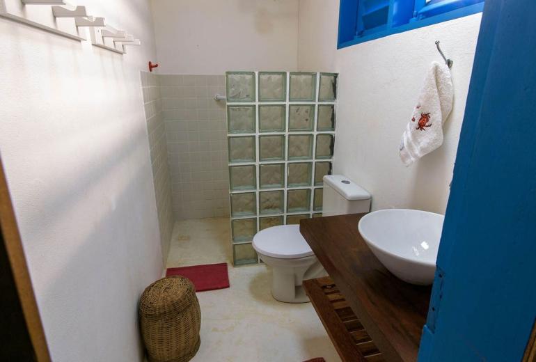 Bah305 - Villa frente al mar con 4 suites en Maraú