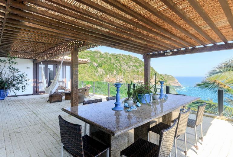 Buz018 - Fantástica villa con vista al mar en Búzios