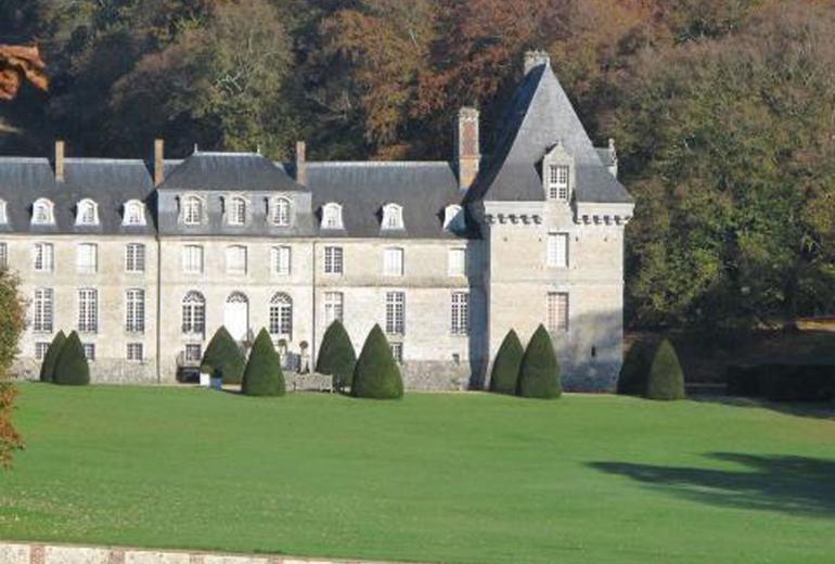 Nor002 - Castillo histórico cerca de Deauville, Normandía