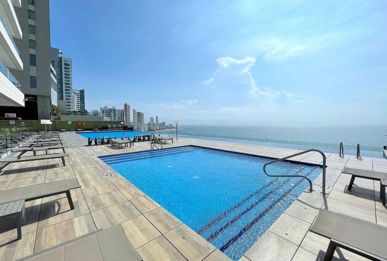 Car115 - Luxury apartment with view in Bocagrande, Cartagena