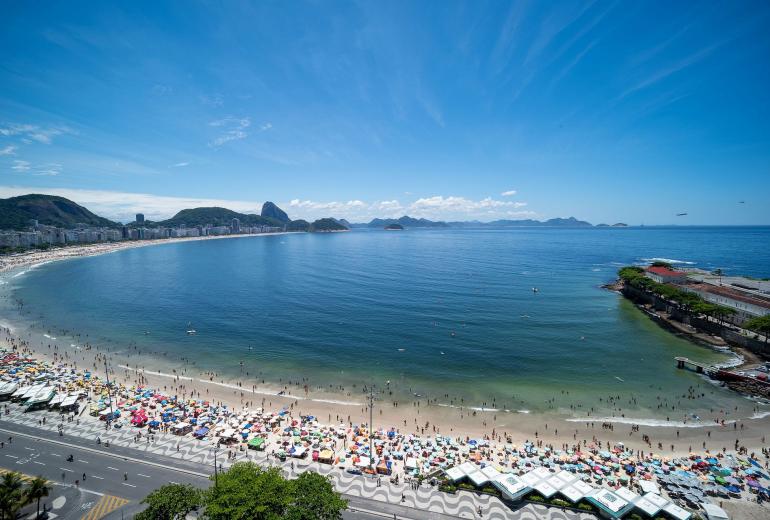 Rio011 - Cobertura de luxo em frente ao mar