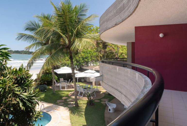 Gua001 - Hermosa villa en la arena en Guarujá