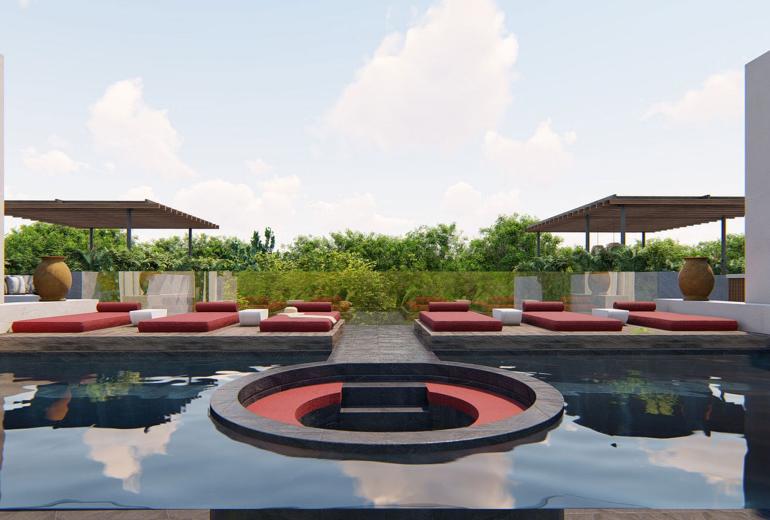Tul042 - Superbe villa à Tulum avec piscine et home cinéma