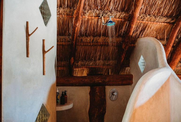 Tul044 - Linda villa pé na areia em Tulum, Mexico