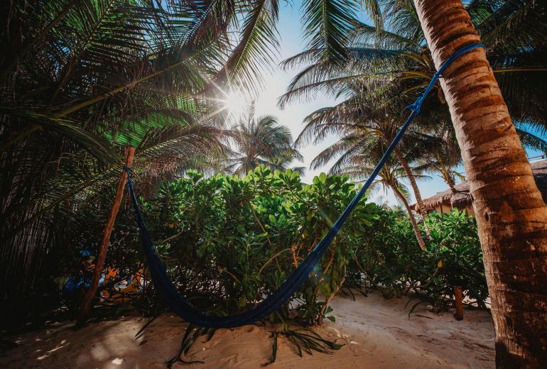 Tul044 - Linda villa pé na areia em Tulum, Mexico