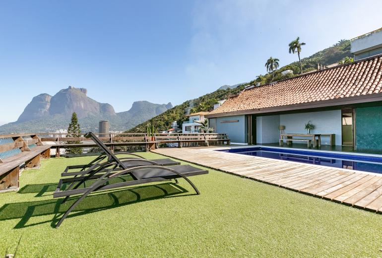 Rio237 - Linda mansão com vista espetacular em São Conrado