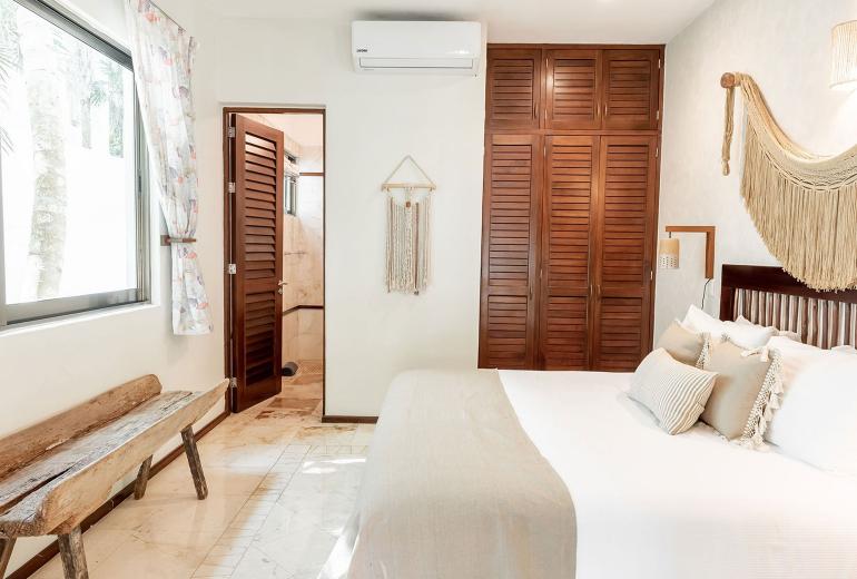 Tul051 - Villa pé na areia exclusiva em Tulum