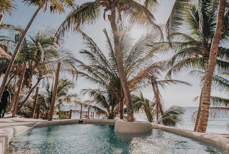 Tul055 - Villa paradisíaca à beira-mar em Tulum