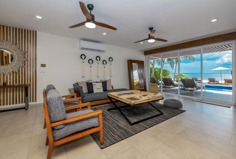 Coz001 - Villa maravilhosa à beira-mar em Cozumel