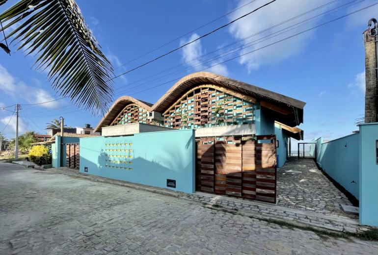 Rgn003 - Fabulosa villa frente mar em Praia do Sagi