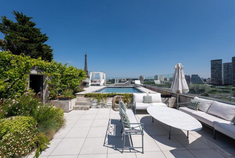 Par021 - Penthouse con piscina privada en Paris