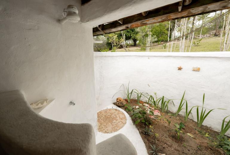 Bah232 - Casa rústica en la naturaleza en Caraíva