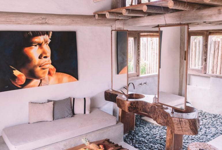 Bah259 - Exclusiva villa de 8 quartos em Caraíva