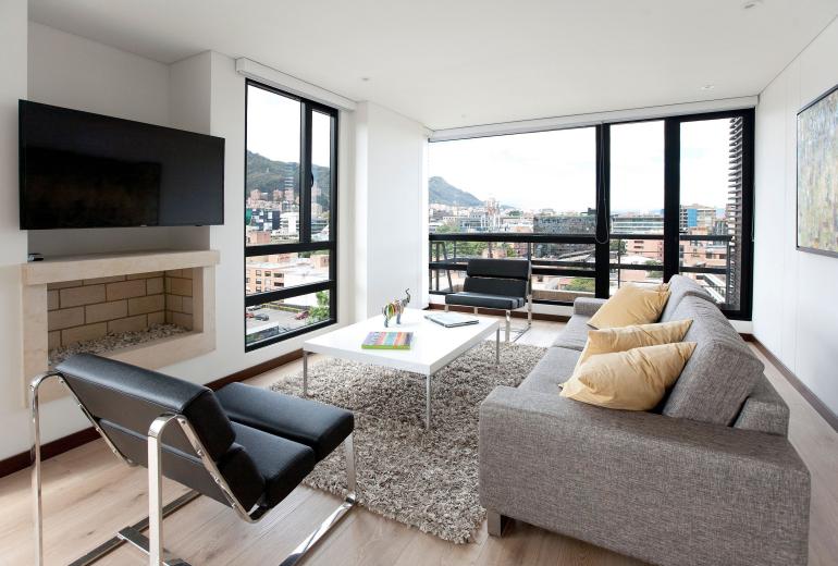 Bog035 - Espaçoso apartamento de 2 quartos em Bogotá