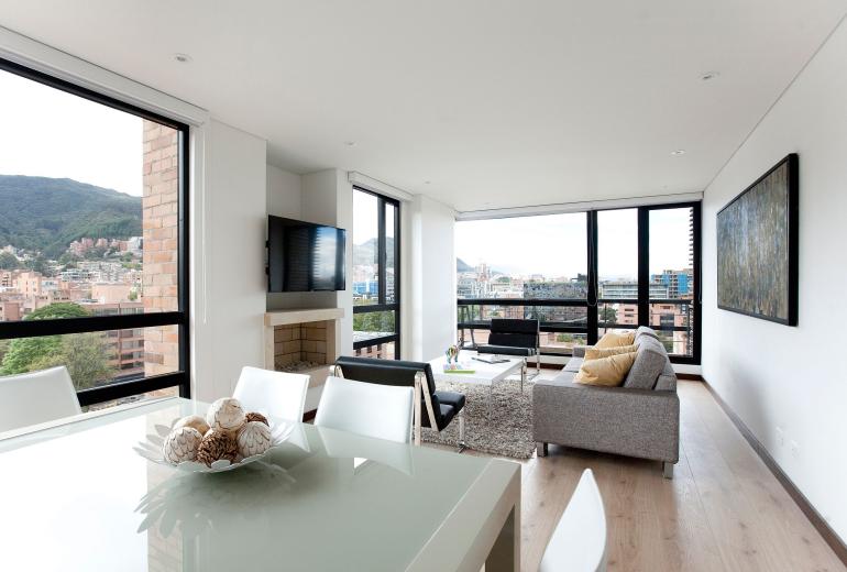 Bog035 - Espaçoso apartamento de 2 quartos em Bogotá