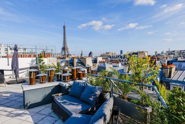 Par189 - Penthouse de 3 chambres à Muette