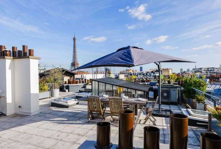 Par189 - Penthouse de 3 chambres à Muette